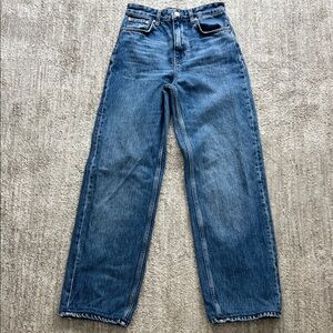 Zara Classic Blue High-Waisted Jeans